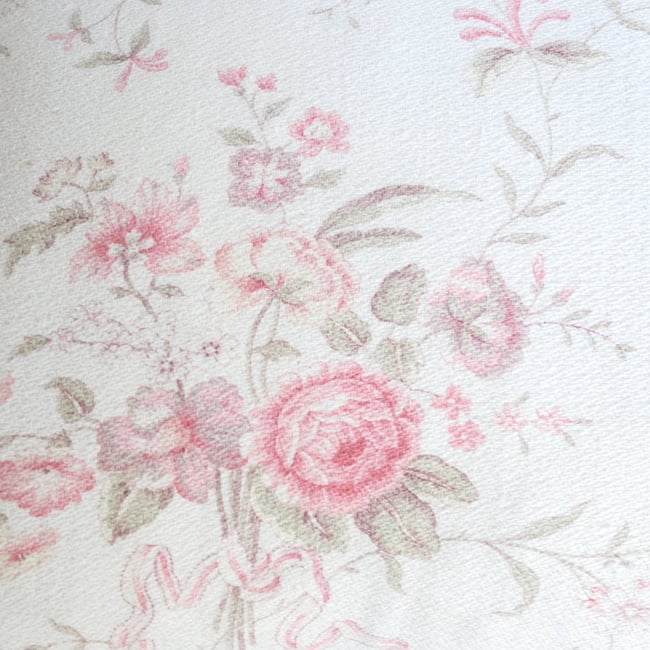 Single Large bench French Floral cushion 4