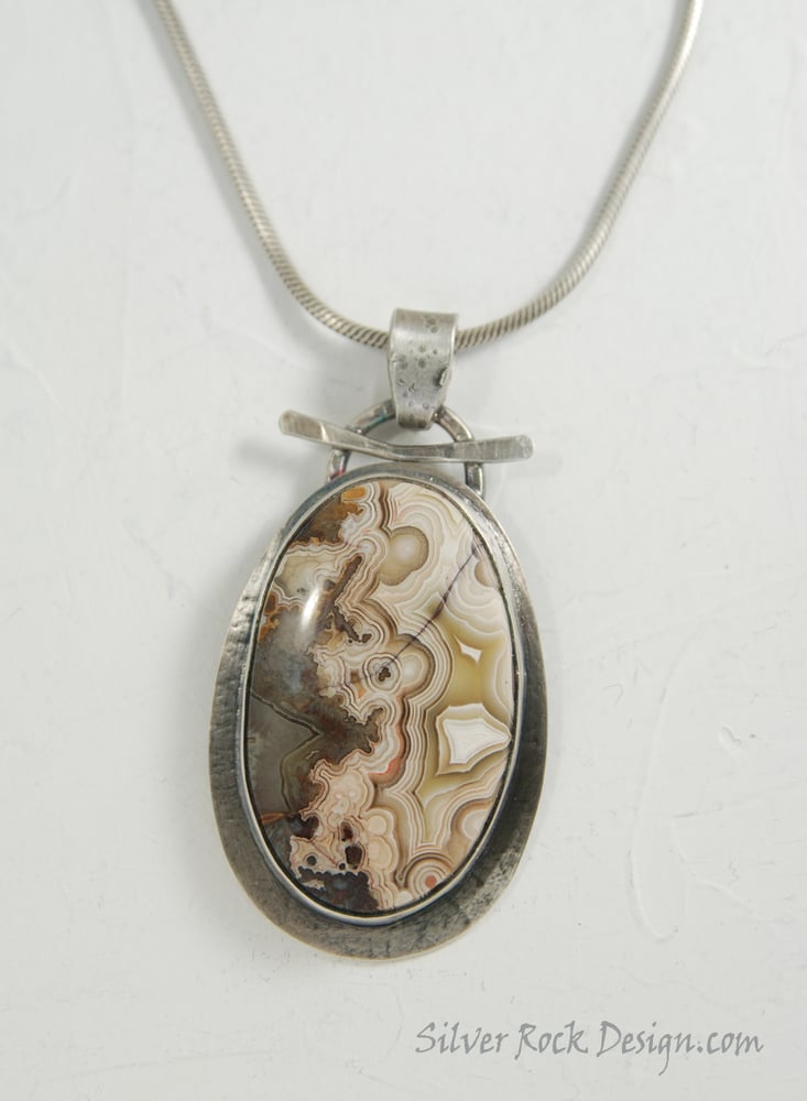 Image of Crazy Lace Agate & Sterling Silver