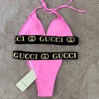 Image 1 of Pink GG bikini set