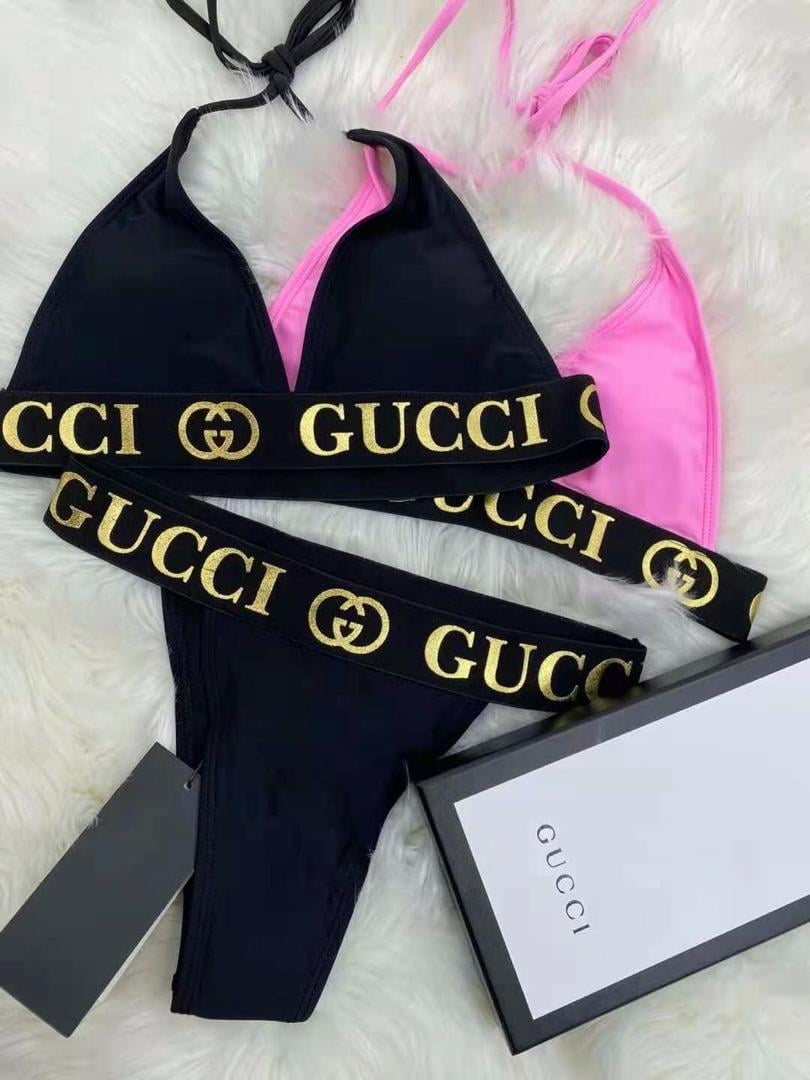 GG Bikini in Black - Gucci