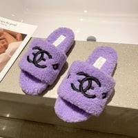 Image 1 of CC purple fur slides (Pre-Order)