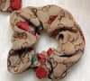 Apple/brown G Scrunchie