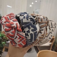 Image 1 of FF Designer Headband (W-O Bow) & Bow Clip