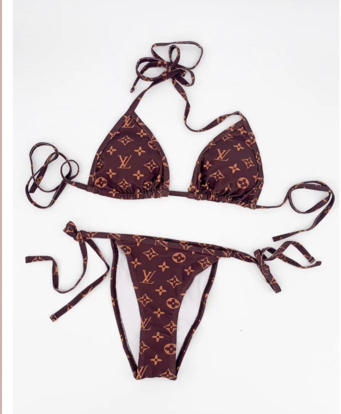 Brown LV Bikini