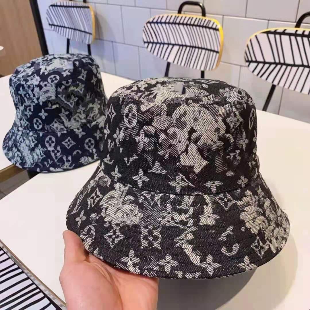 LV denim bucket hat. N C Glam Collection LLC