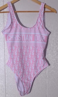 Image 1 of Pink Dyor one piece
