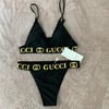 Black GG bikini set 2 piece