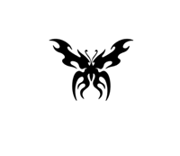 tribal butterfly 