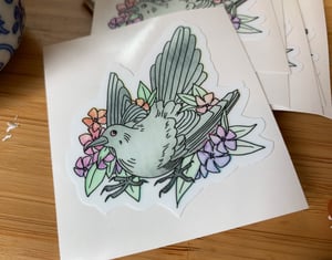 Skeptical Bird stickers