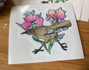 Skeptical Bird stickers