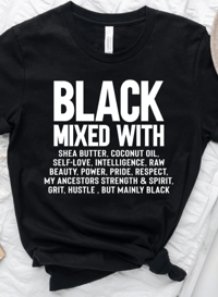 Image 2 of Black Mixed With.