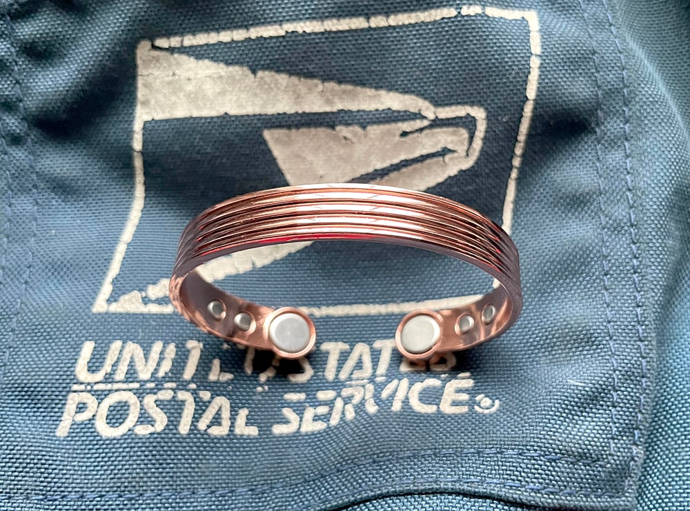 Image of NEW!  Copper magnetic bracelet