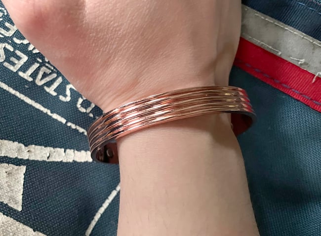 Copper magnetic bracelet