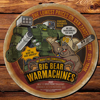 Image 2 of Big Bear Warmachines coaster 5-pack.