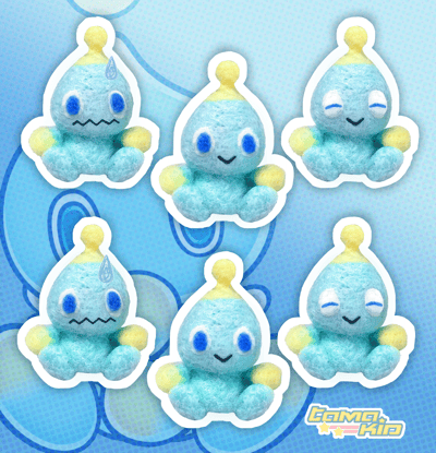 Image of Chao sticker sheet 
