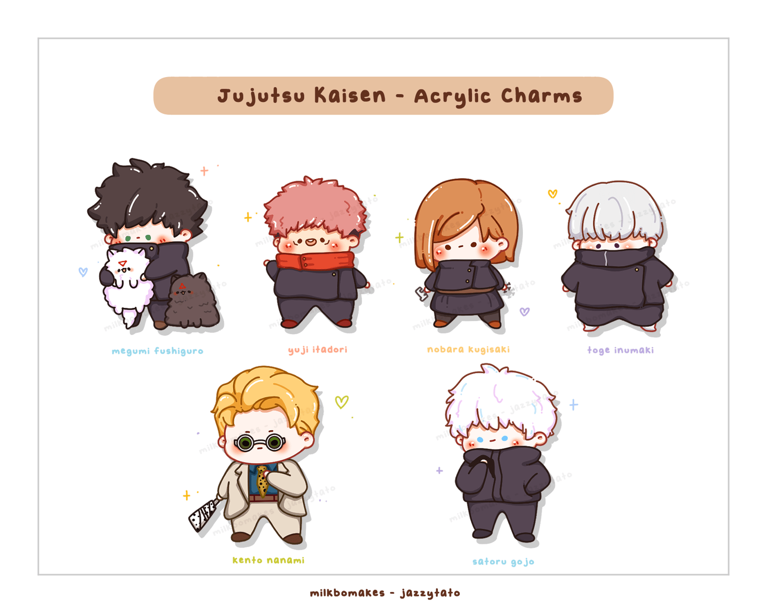 Image of Jujutsu Kaisen Acrylic Charms