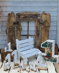 Image 2 of Wooden BENCH *WHITE