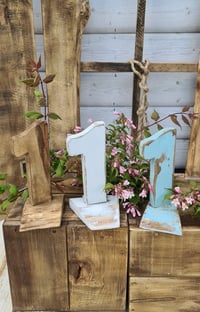 Wooden number ONE 22cm