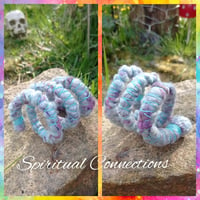 Image 1 of Ice glow dreadlock spiral tie