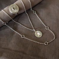 Image 3 of Eco Silver Orbit Necklace