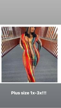 Plus size tie dye dress 