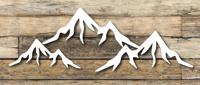 Image 3 of Mountain Range Decal 