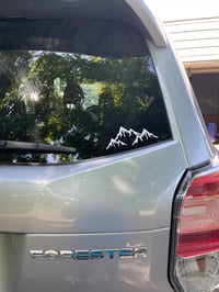 Image 1 of Mountain Range Decal 