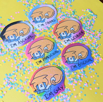 Image of Pride Cat Stickers