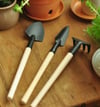 3Pcs/Set Mini Shovel Spade Creative Portable Plant Small Rake Beach Soil Scoop Growing Garden Flower