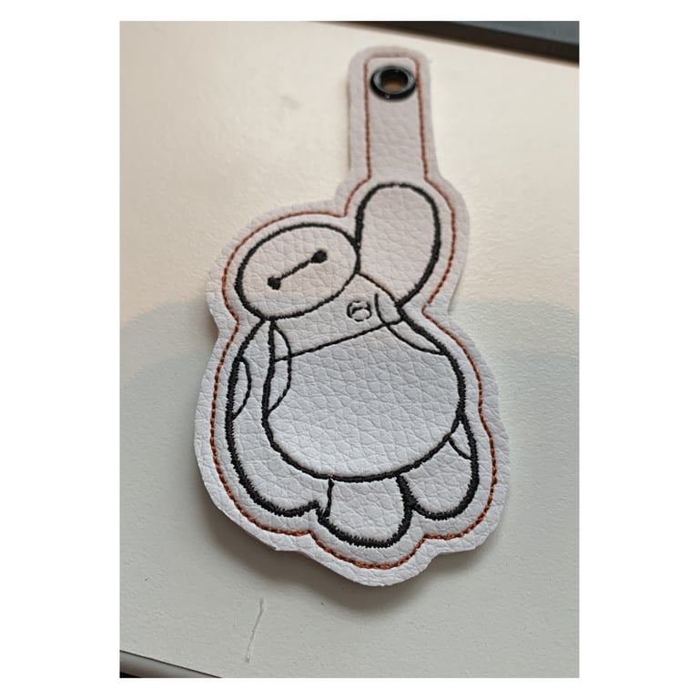 Embroidered Bag ornament / Key Ring Image 2