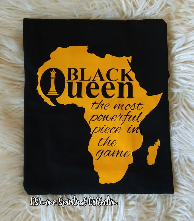 Chess Black Queen The Most Powerful Piece in the Game Shirt