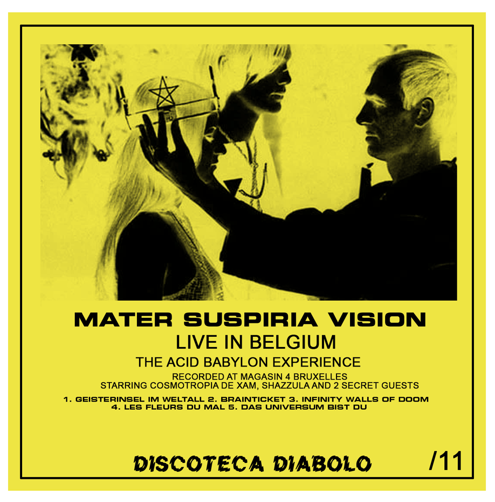 Image of LIMITED 11: MATER SUSPIRIA VISION LIVE IN BELGIUM 2022 CDR - The Official Bootleg DESIGN C
