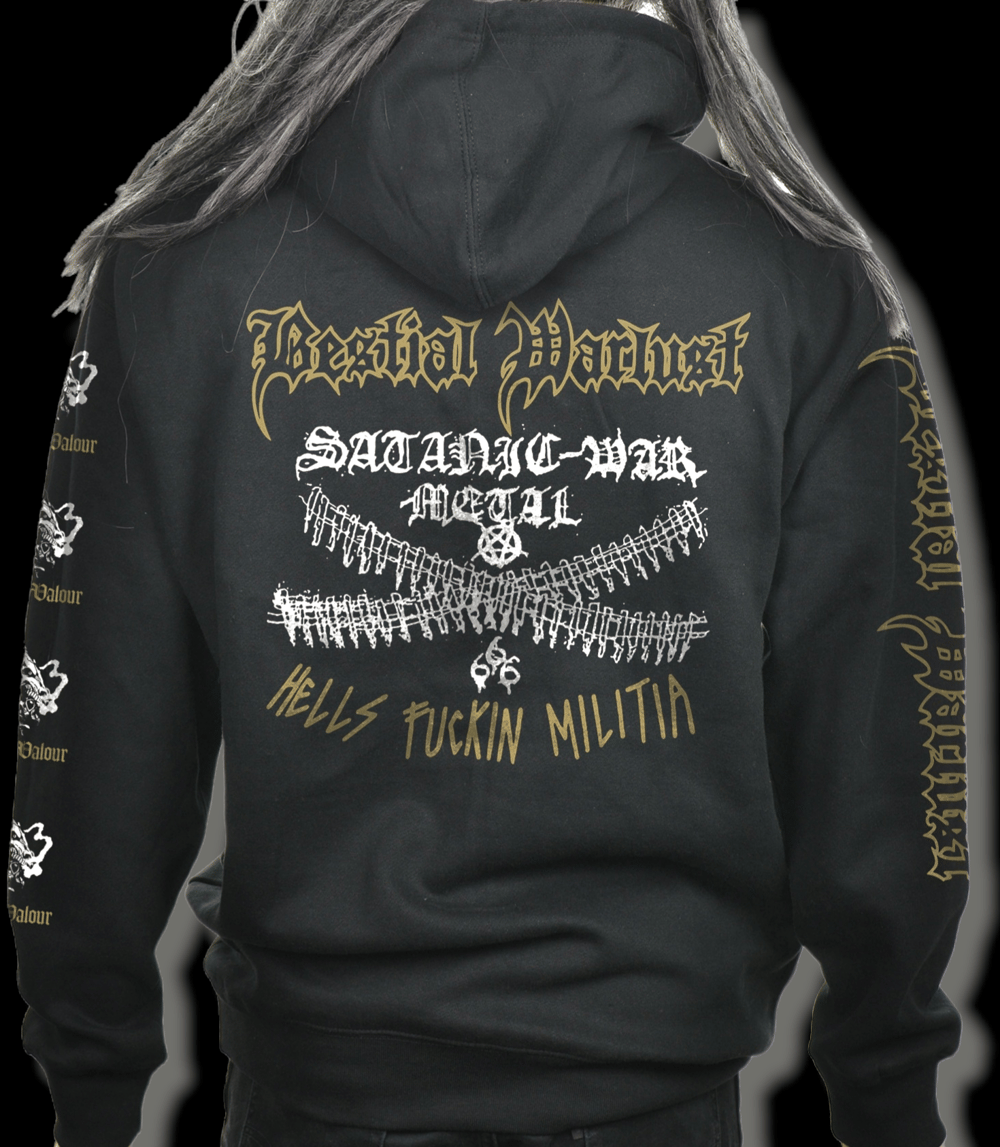 BESTIAL WARLUST - BLOOD AND VALOUR HOODIE