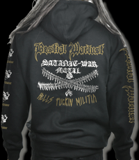 Image 2 of BESTIAL WARLUST - BLOOD AND VALOUR HOODIE