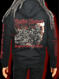 Image 2 of BESTIAL WARLUST - VENGEANCE WAR T'ILL DEATH ZIPPER HOODIE
