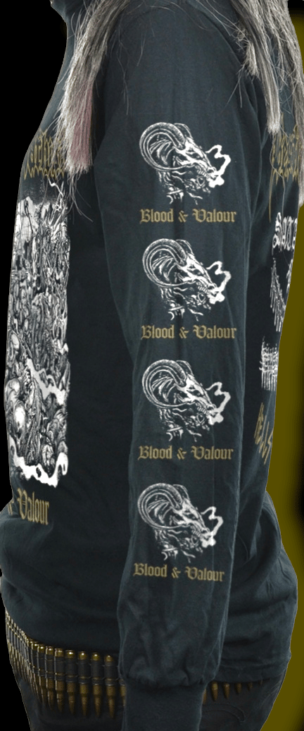 BESTIAL WARLUST - BLOOD AND VALOUR  - LONG SLEEVE T/SHIRT 
