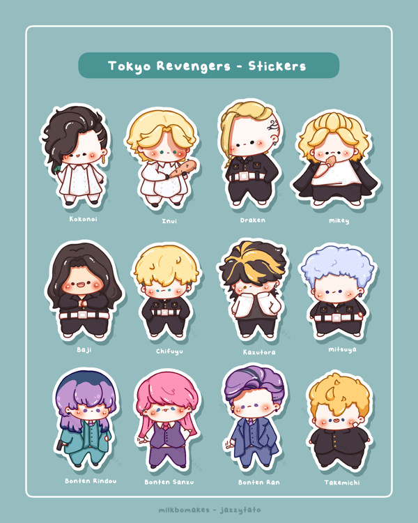 Image of Tokyo Revengers Stickers