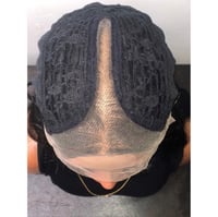 Image 3 of RUBY | LONG RED WINE OMBRÉ WAVY LACE FRONT WIG