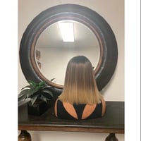 Image 3 of PAM| BLONDE OMBRÉ BLUNT LACE FRONT WIG BOB