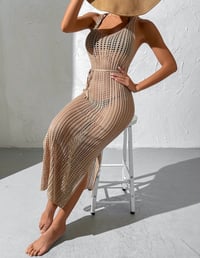 Image 1 of ITS THE BACK FOR ME (POOLSIDE) COVER UP DRESS
