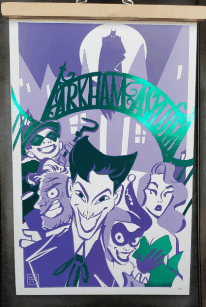 Arkham Asylum Limited Edition Poster