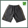 Discontinued Clearance - Sport Shorts Standard Length -Black with Yellow Piping 