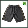 Discontinued Clearance - Sport Shorts Standard Length -Black with Yellow Piping $10.90