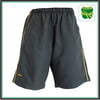 Discontinued Clearance - Sport Shorts Super Length - Black with Gold Piping