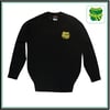 Discontinued Clearance - Wool Jumper - Black with Embroidered Logo