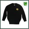 Discontinued Clearance - Wool Jumper - Black with Embroidered Logo $10.90