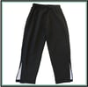 Discontinued Clearance  - Sport Track Pants - Black with Gold Piping - Microfibre