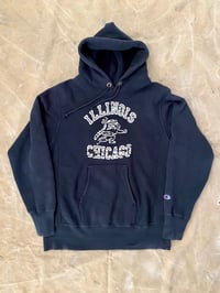 Image 2 of 70s CHAMPION REVERSE WEAVE ILLINOIS CHICAGO HOODIE