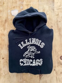 Image 1 of 70s CHAMPION REVERSE WEAVE ILLINOIS CHICAGO HOODIE