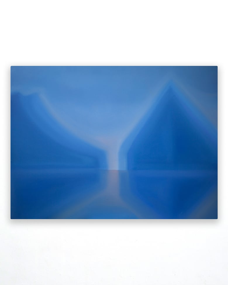 Image of Lucy O'Doherty ‘Blue fjord (Piopiotahi)’. Original artwork